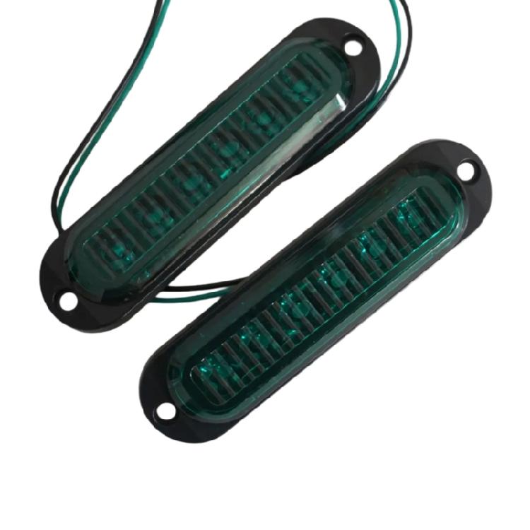 Corrosion Resistant Red Blue Marine Navigation Light 6 LEDs Waterproof Housing For Boats Yachts Marine Applications 2pcs