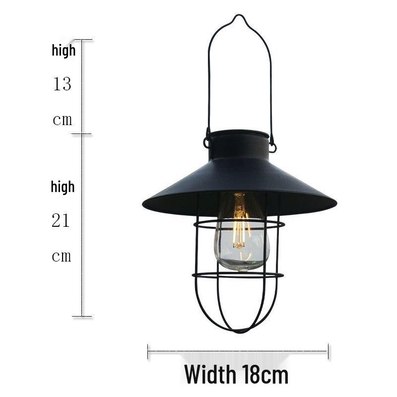 

Уличные водонепроницаемые ретро солнечные фонари для двора: Антикварный подвесной дизайн с индукцией для сада, балкона и виллы.