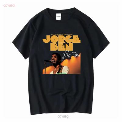 Camiseta Signature Jorge Ben Jor Todos os Tamanhos S a 2345XL TM94 mangas compridas vintage Lavada Ligeiramente roupas de designer moda