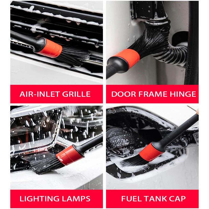 12pcs Car Washing Tool Set Cleaning Kit Car Detailing Brush Towel Glove for Auto Dashboard Air Outlet Wash Accessories