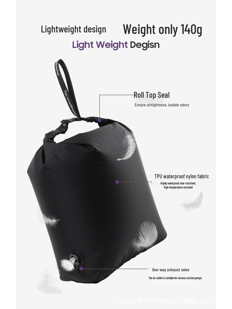 Waterproof Vacuum Compression Bag for Travel - Large Capacity, Portable Clothes Organizer