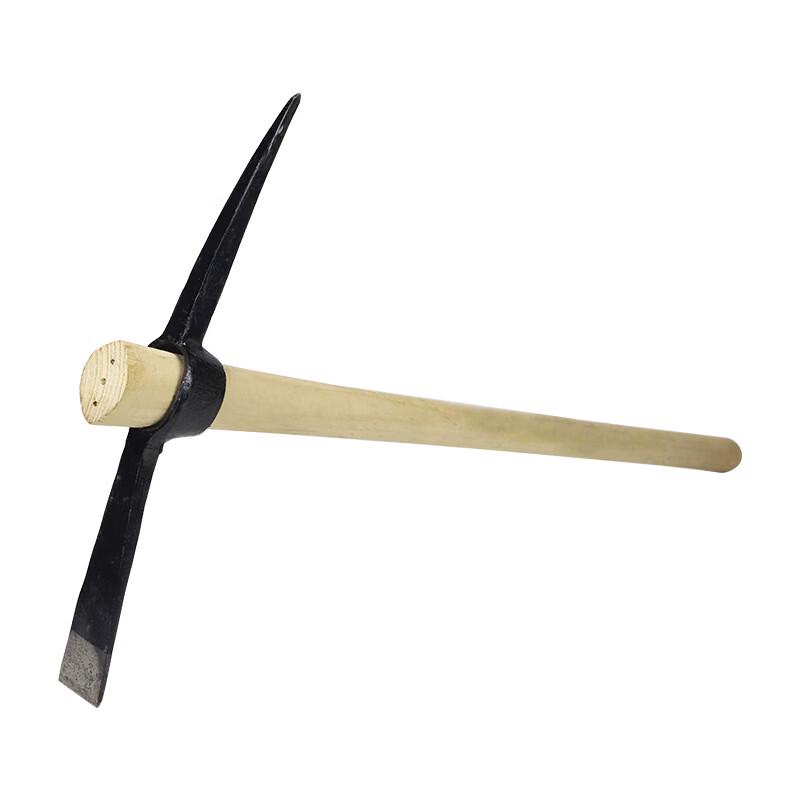 Heavy-Duty Forged Steel Pickaxe & Hoe