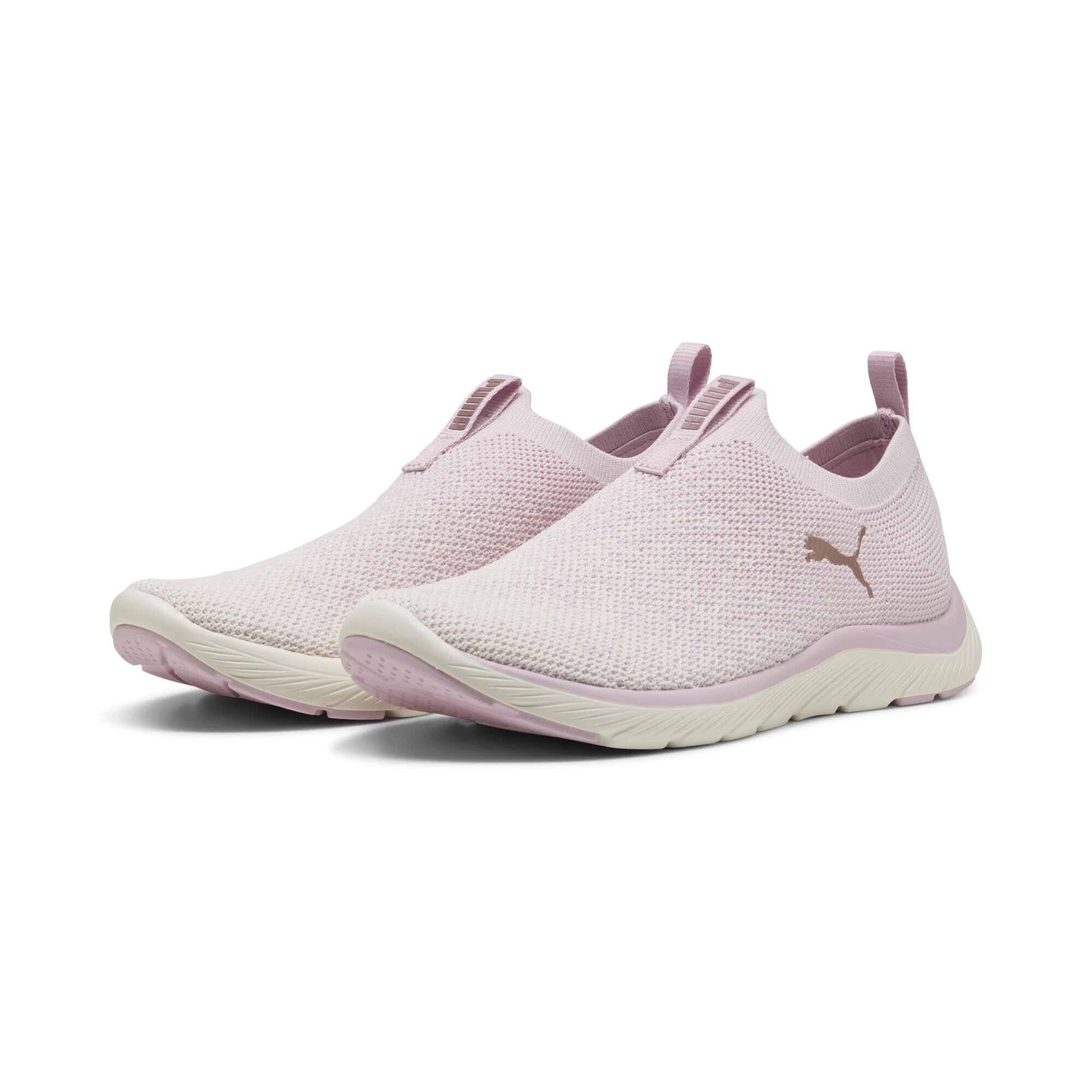 

Кросівки для бігу SOFTRIDE REMI Knit 25 кольорів рожеве золото см [PUMA] Жіночі безшовні весна/літо бузкові/теплі білі/рожеві (10) 22.0
