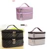 Makeup Bag Portable Travel Organizer With Double Zipper For Women Daily Use