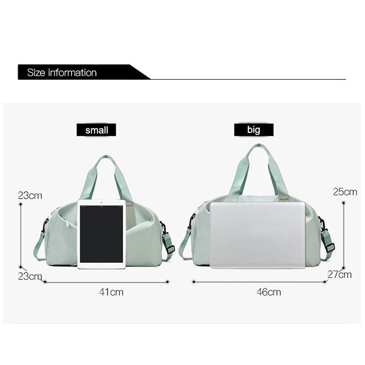Geantă de sport pentru femei de călătorie, geantă umedă, uscată, geantă de mână practică, multifuncțională, pentru înot, mesager pentru umăr X393A