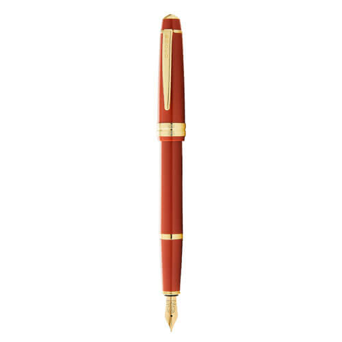 Cross Bailey Light Gloss Fountain Pen (Burnt Orange/Gold)
