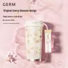 Gemini 316 Stainless Steel Sakura Flower Straw Coffee Tumbler 500ml