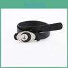 Trendy Women's Denim Belt With Alloy Buckle Smooth Buckle Closure Versatile Design Simple And Fashionable Look