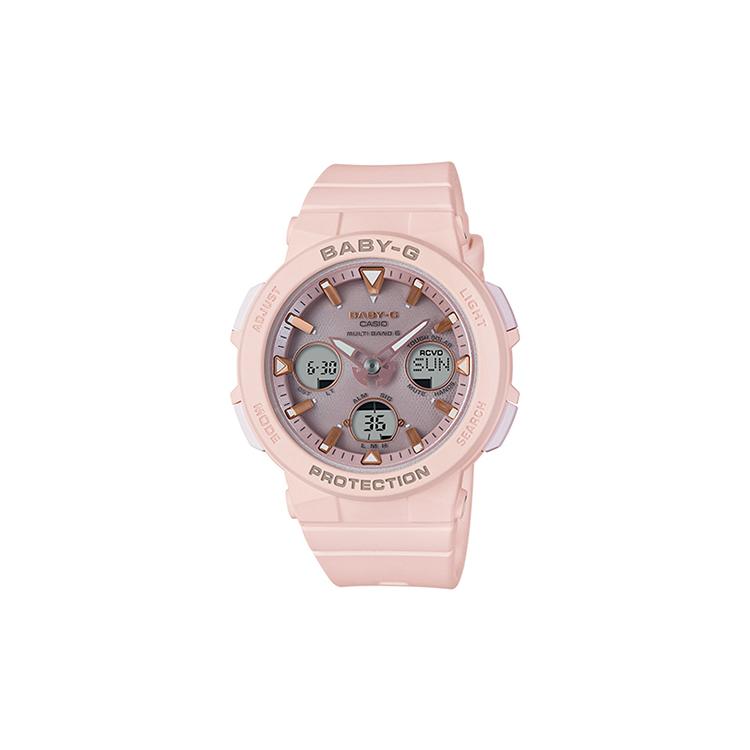 CASIO Women s BABY-G Pink Watch BGA-2500-4APR BGA-2500-4APR Regular Watch Box