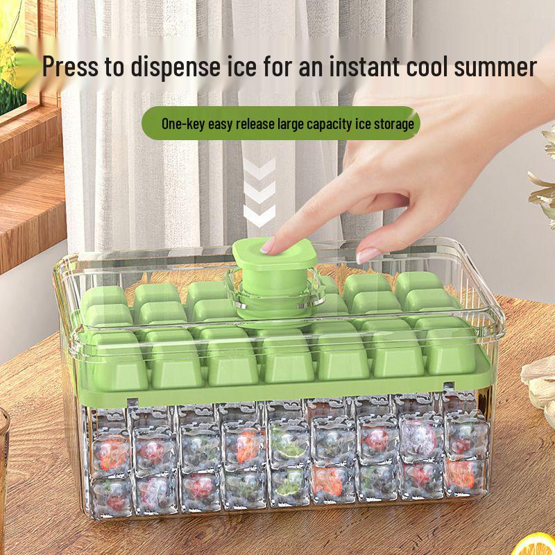 Large Capacity Ice Cube Tray Mold for Home Refrigerator