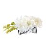 Multicolor Flower Hair Comb Cloth Thai Hair Comb Temperament Hair Accessories  performance clothing