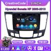 Car Radio Multimedia MP5 Player Head Unit Stereo BT For Hyundai Sonata NF 2008-2010