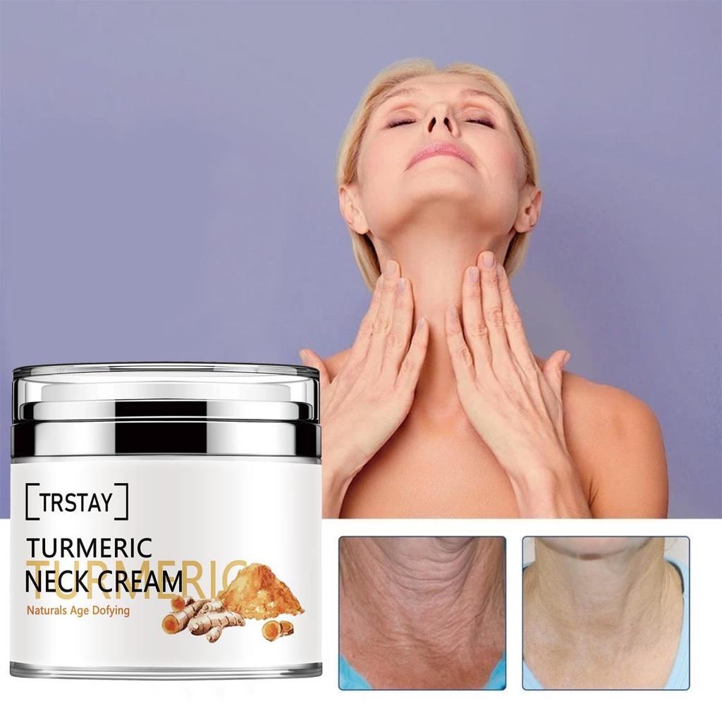 High-performance moisturizing neck cream repairs, soothes and hydrates and smooths the skin