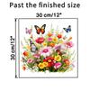 Beautiful Flower Toilet Sticker Bathroom Toilet Cover Decorative Sticker Waterproof Sticker