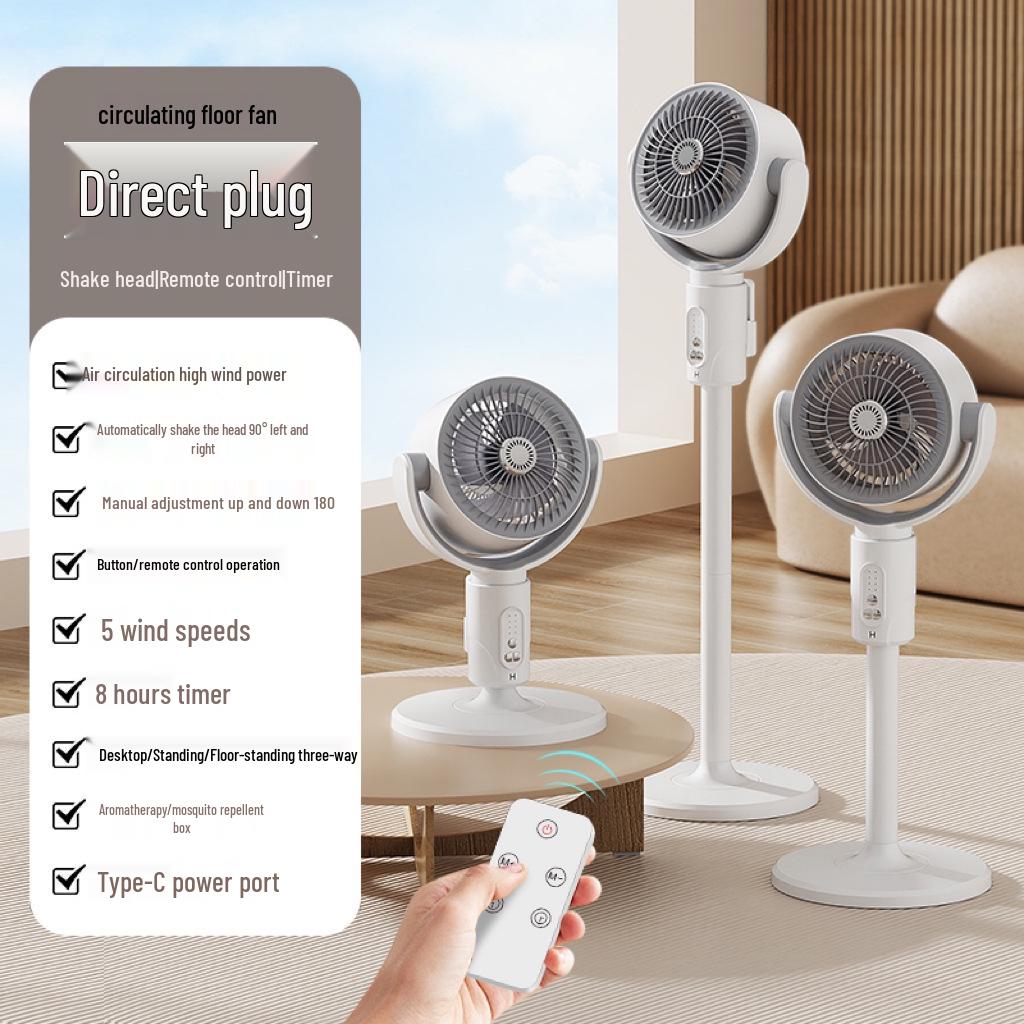 2024 Smart Outdoor Camping Fan with Remote Control and Powerful Air Circulation