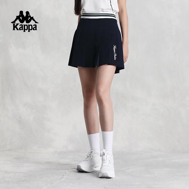 

Kappa Women s Retro Color-Block Pleated Mini Skirt L