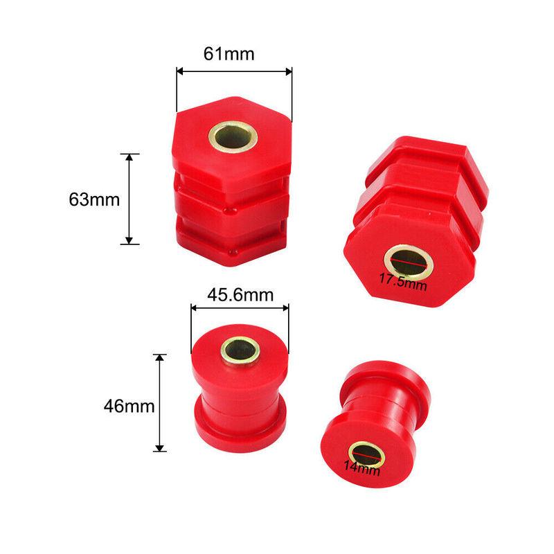 Vervangende Prothane Voorste Draagarm Bussen Kit voor 1996-2000 Honda Civic EK Non Si
