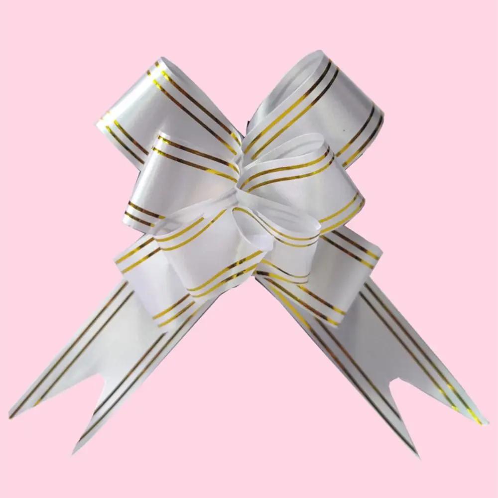 10Pcs Bowknots Ribbons For Gift Wrappers Wedding Birthday Party Pull Bow Knot Ribbon Christmas Gift Wrapping Ribbons Decoration