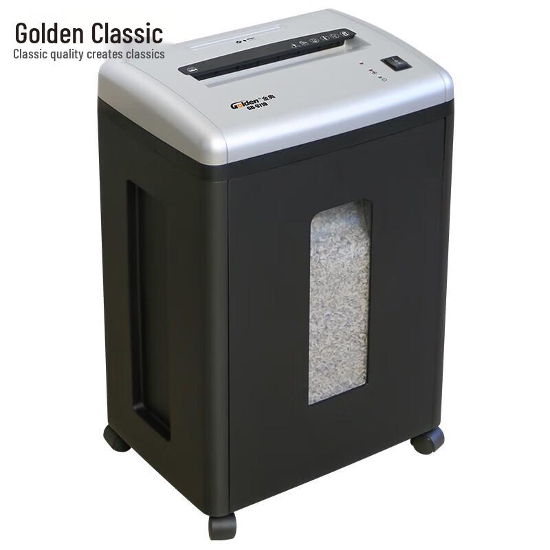 Trituratore di carta Golden GD-9710 per ufficio e casa Spina CN (adattatore incluso)