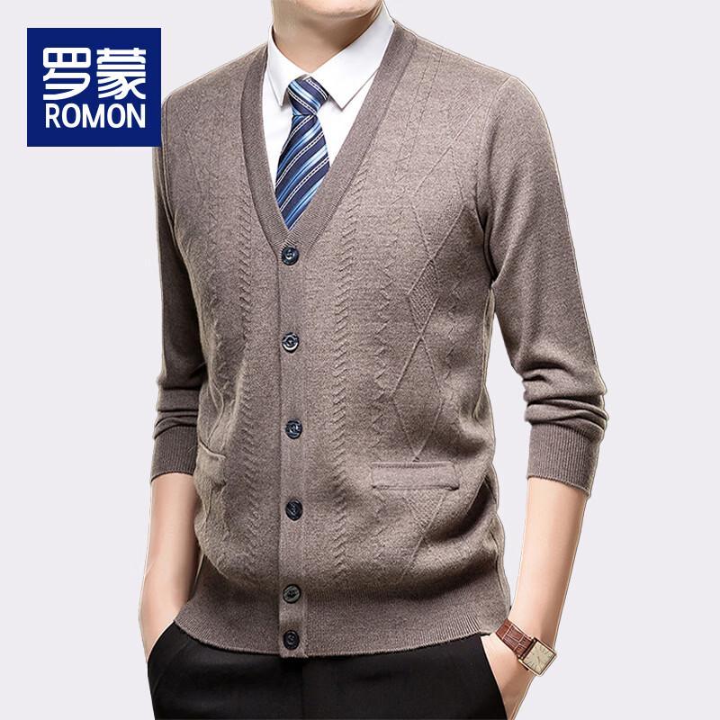 

Romons Men s V-Neck Thickened Warm Knit Sweater XL (175)