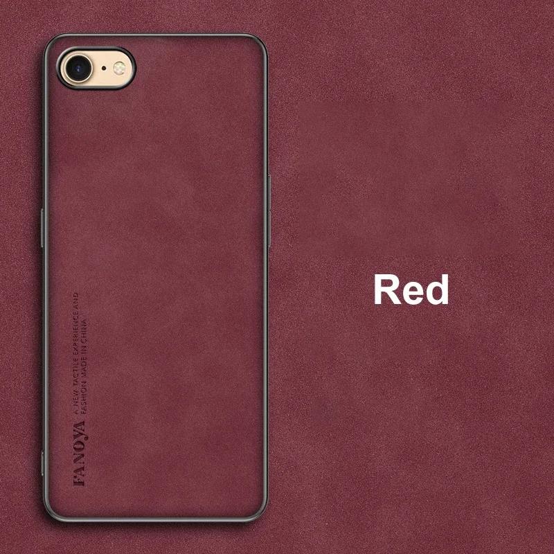 

Розкішний шкіряний чохол із овчини для Iphone 5 5s Se 2016 2020 2022 6 7 8 Plus Men Business Back Cover On For Apple Iphone5 S 6s for 6 plus 6s plus вина червоного кольору