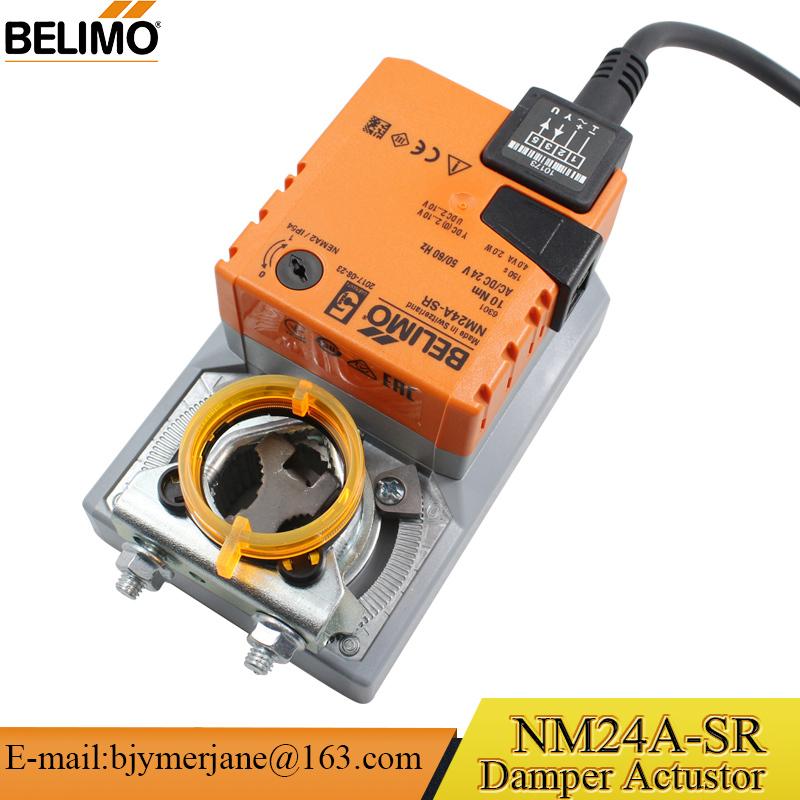 BELIMO NM24A-SR Modulating Damper Actuator AC24V DC24V 10nm For Adjusting the Air Valve HVAC Systems HRV ERV Ventilation OEM