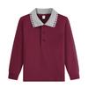 Children's Long Sleeve Cotton T-Shirt for School Everyday Wear -