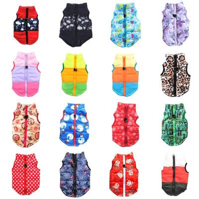 Pet Dog Coat With Harness Winter Pet Clothes Cat Vest Costume Padded Dog Jacket