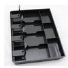 Black 4 Grid Coin Drawer Cash Box for Supermarket Hotel Resturant Cashier
