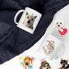 50 Sheets/Set Realistic Dog Stickers for Journals, DIY, Phone Cases