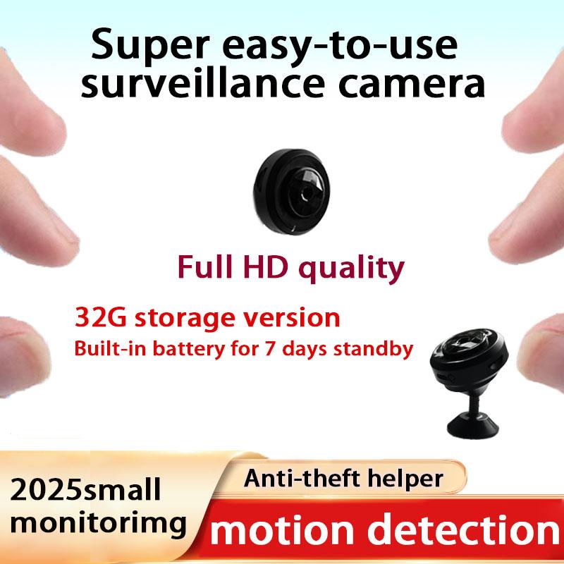 Full HD Camera Wireless Surveillance Camera Monitor Home Wifi Remote Mobile Phone Portable Photography Indoor and Outdoor Home Plug