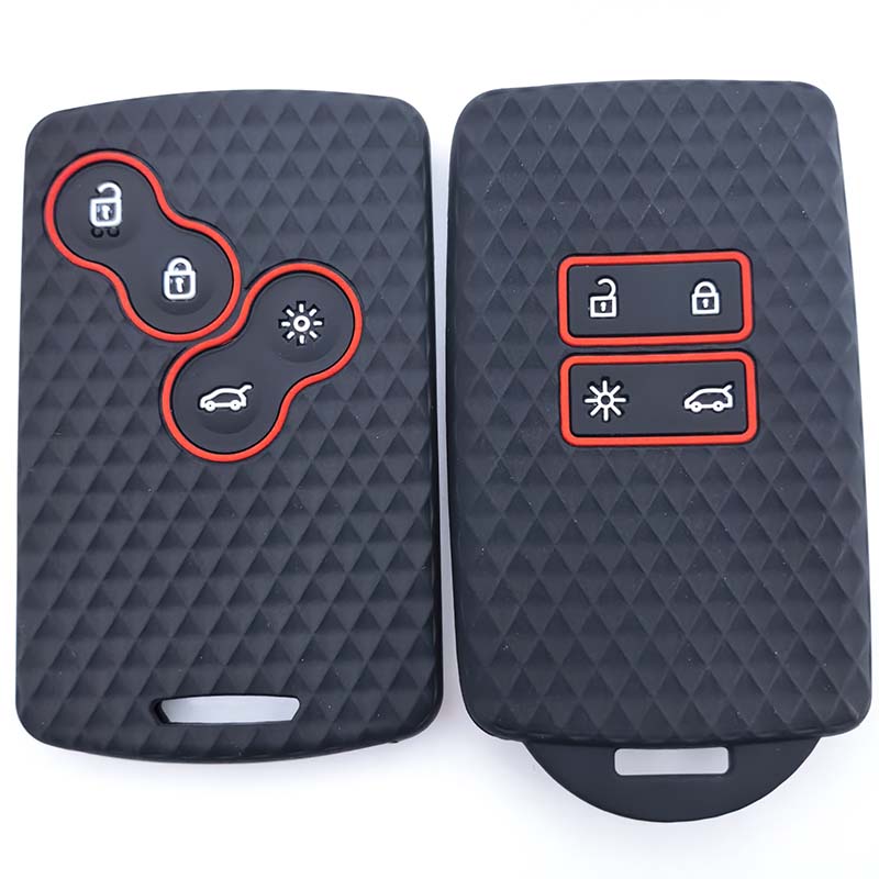 New Silicone Auto Key Fob Case Intelligent Smart Remote Cover Fit For Renault Captur Koleos Kadjar Arkana Megane Dacia Duster Sandero Stepway