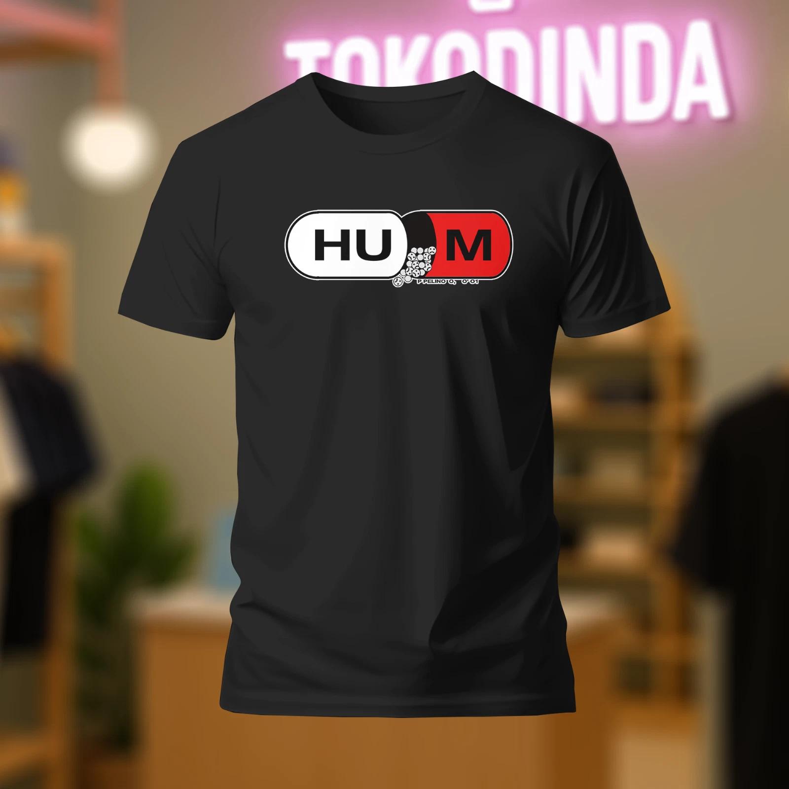 Men s and Women s T-shirts hum pil logo T-Shirt S-5XL M