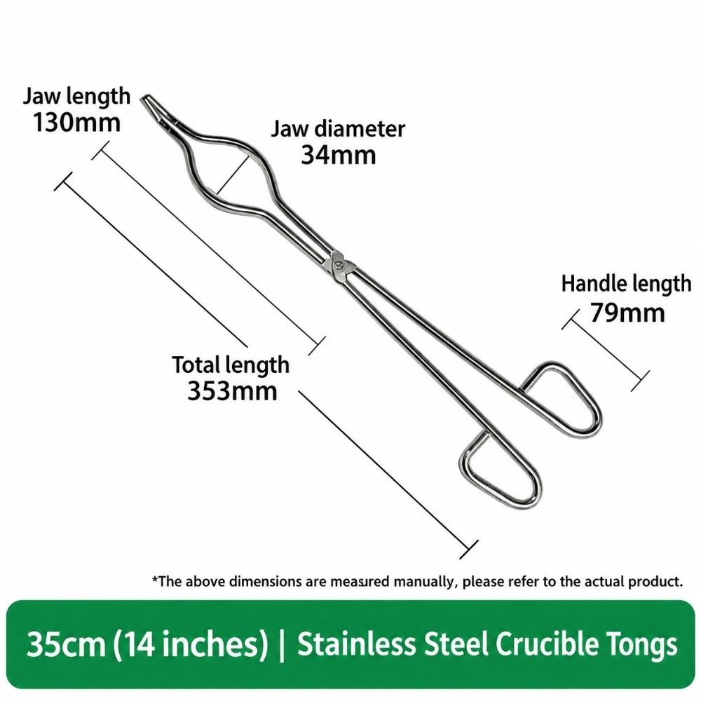 Sturdy Metal Crucible Tongs High Temperature Tough Beaker Tongs Lab Beaker Clamp Lab Experiment
