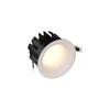 Frameless 75mm LED Downlight, Deep Anti-Glare, Eye-Protective Spotlight for Living Rooms.