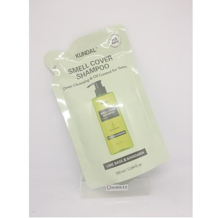 [KUNDAL] KUNDAL All Day Smell Cover Youth Shampoo Lime Basil & Mandarin Scent Refill 380ml x 1 (44013050)