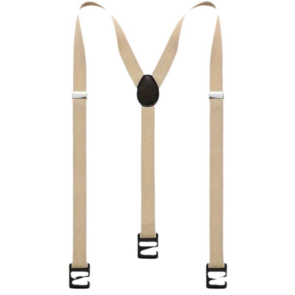 2.5cm Width Men's Suspenders New Creative 3 Hooks Suspenders Man Pants Casual Mens Trouser Suspenders Fashion Adjustable Brace