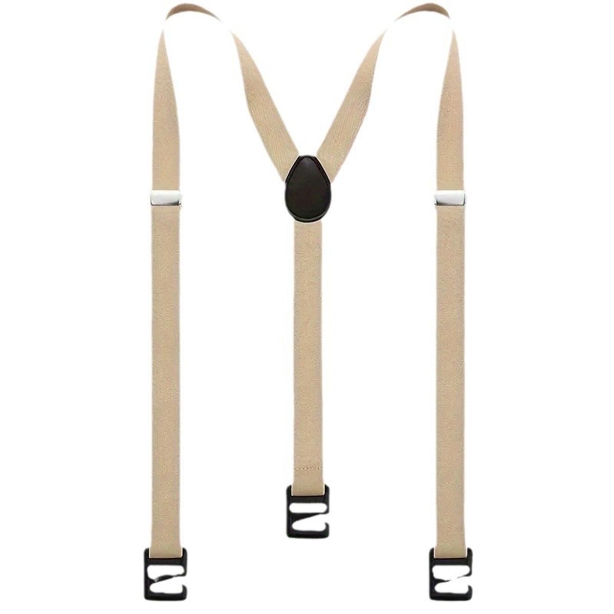 

Мужские подтяжки шириной 2,5 см Новые креативные подтяжки с 3 крючками Мужские брюки Повседневные мужские подтяжки для брюк Модные регулируемые подтяжки