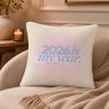 2026 Happy New Years Cushion Cover Anti-dustmite Pillowcase Invisible Zipper Silky Short Plush Sofa Cushion Cover
