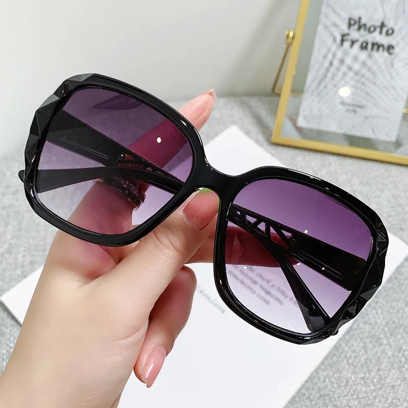 

New Large Frame Square Sunglasses Women S Brand Designer Fashion Sun Glasses Women Classic Vintage Eyewear Uv400 1PC