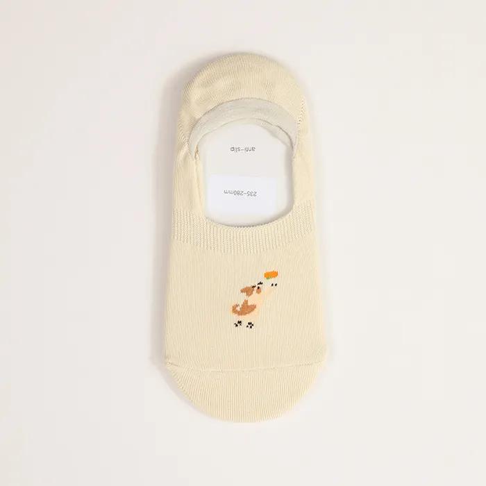 Fake Gyulmeongmeong Natural Fake Socks. Soft organic non-compression illustrated socks