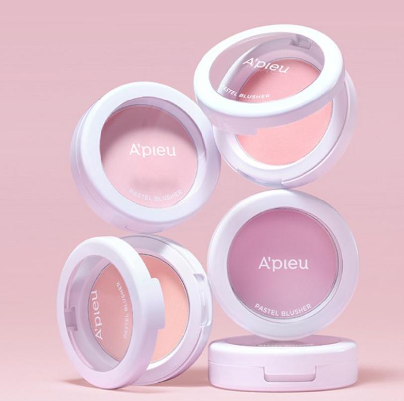Apieu Pastel Blusher – Soft & Natural Cheek Colors, Multiple Shades