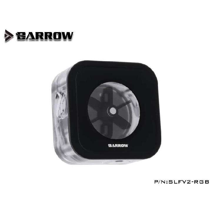 Barrow G1/4  Liquid Flow Meter For Computer Case Water Cooling System Use Velocity Of Flow ,SLFV2-RGB All Black