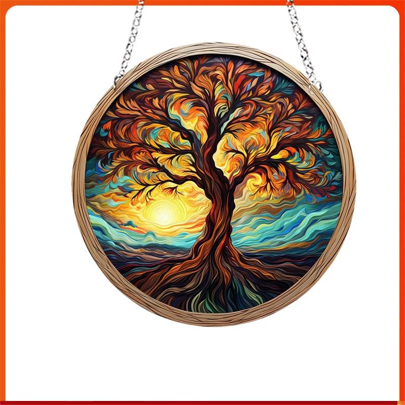 Abstract Style Life Tree Window Decoration Pendant