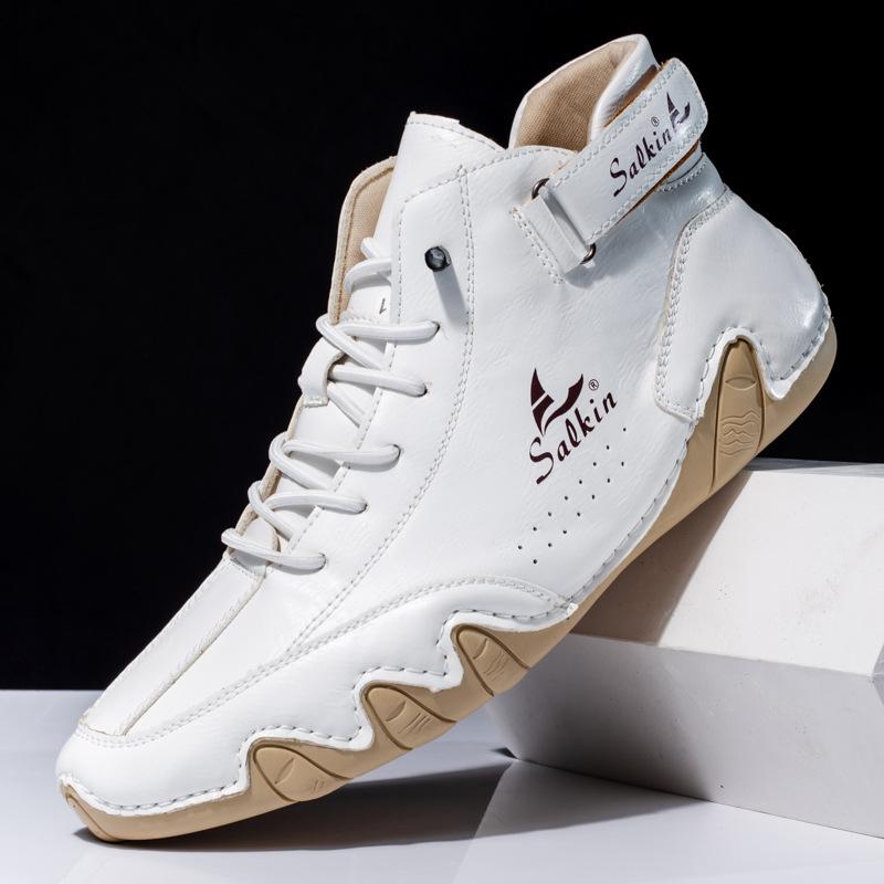 2025 popular Martin boots autumn and winter new casual shoes men's 48 large size men's short boots octopus men's shoes