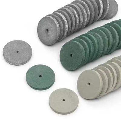 100Pcs Dental Laboratory Polishing Wheels Silicone Rubber Coarse Fine Grinding Discs Dental Lab Material