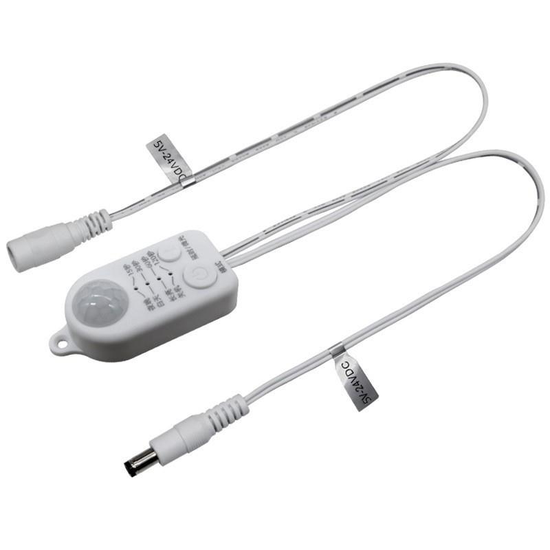 DC 5V-24V USB DC Tělo Infračervený PIR Pohybový Senzor Spínač Detektor Pohybu Člověka Spínač Pro LED Světelný Pás 6V-24V