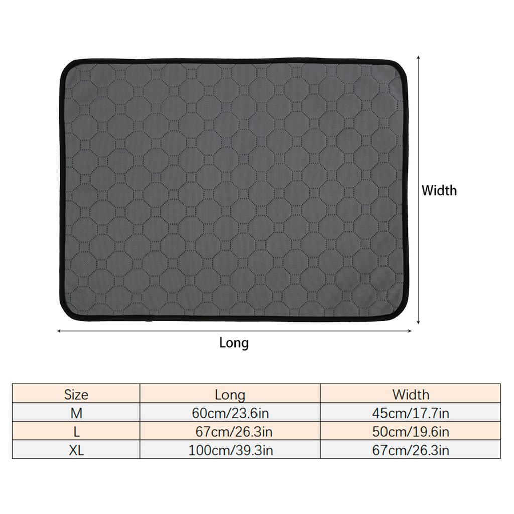 Washable Dog Pee Pads Reusable Puppy Training Pad Waterproof Puppy Pads with Good Urine Absorption for Training Whelping