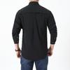 Camisetas de Manga Larga de Secado Rápido Malla Transpirable Camisetas de Pesca para Hombre Senderismo Trabajo Camisas Cargo Talla Grande