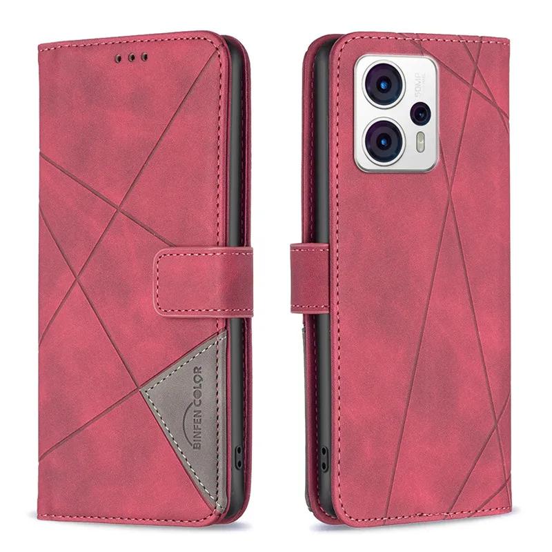 Luxury Leather Phone Case On For Motorola MOTO G13 G72 G23 E13 G53 G73 G 5G 2023 MOTOE13 MOTOG13 Funda Magnetic Wallet Case